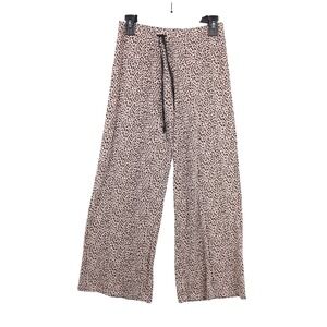 VICTORIAS SECRET Leopard Print Wide Leg Pajama Pants Lounge XS